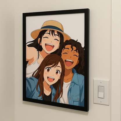 Matte Paper Framed Poster