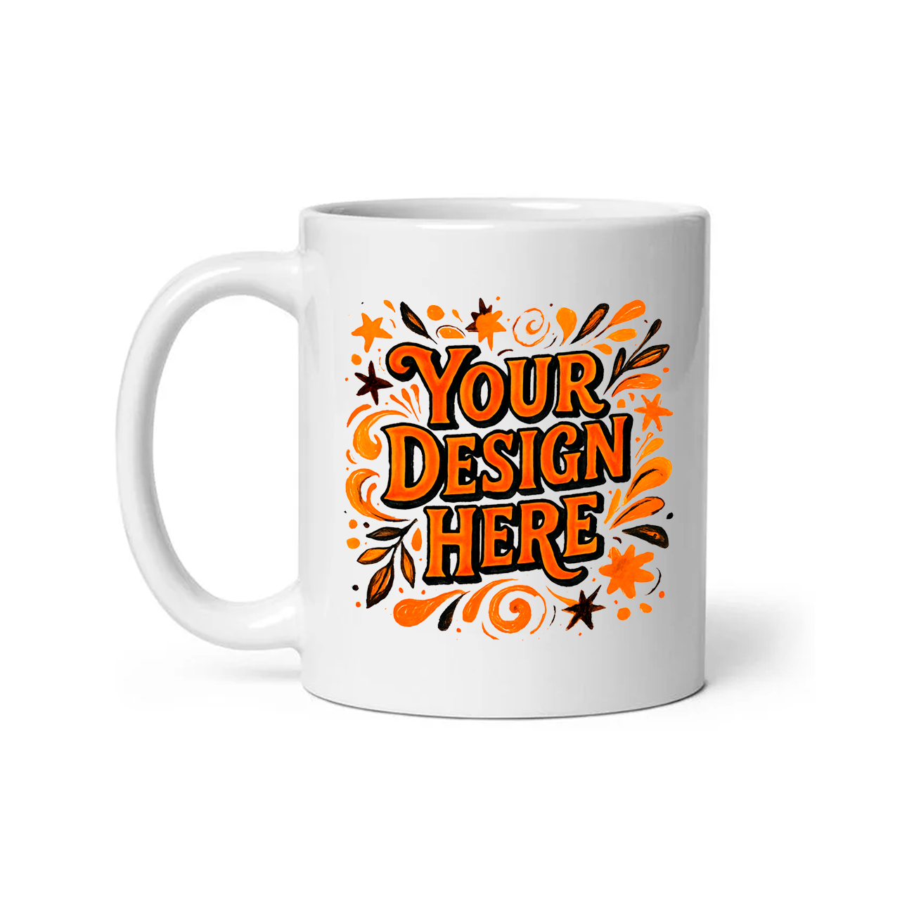 White Glossy Mug