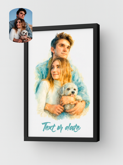 Matte Paper Framed Poster