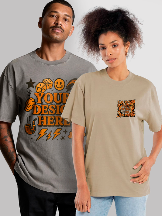 Unisex Faded Oversized T-shirt