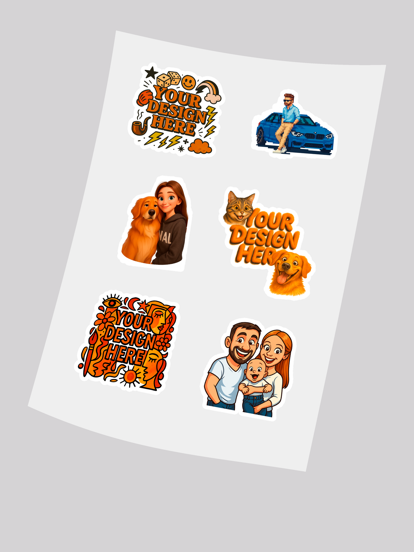 Kiss-Cut Stickers